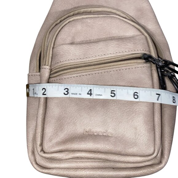 Miroeda Sling Backpack With Adjustable Strap & Multiple Zipper Compartments In B - Picture 10 of 11